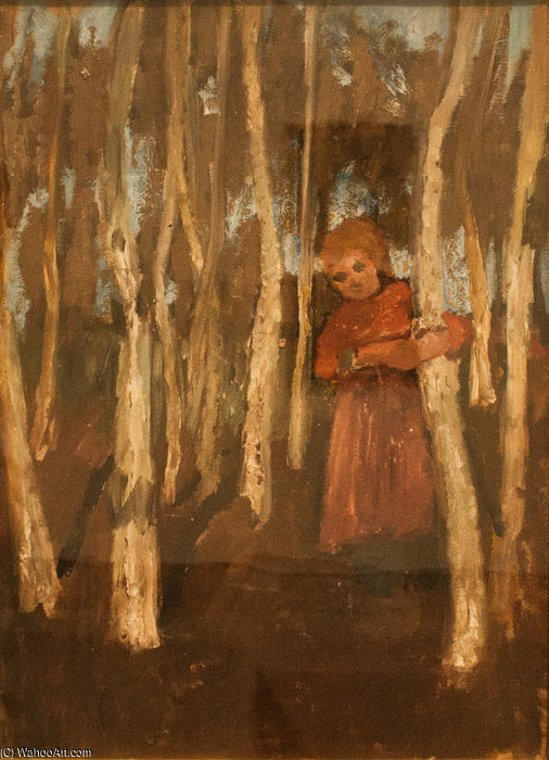 Girl In A Birch Forest — Paula Modersohn-becker