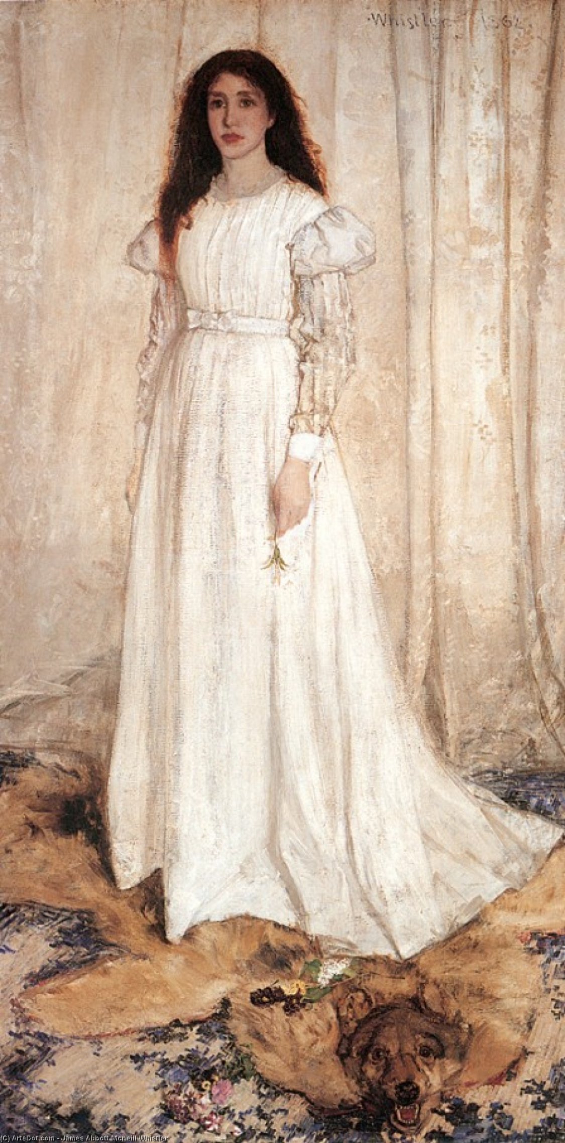 Symphony In White No1 The White Girl — James Abbott Mcneill Whistler