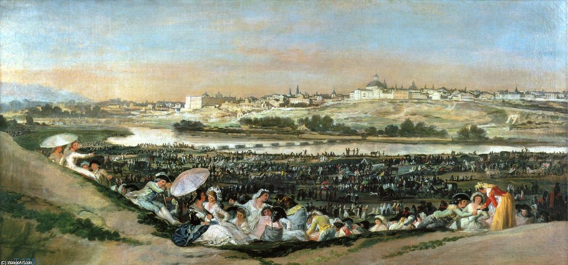 The Meadow Of San Isidro — Francisco José De Goya Y Lucientes