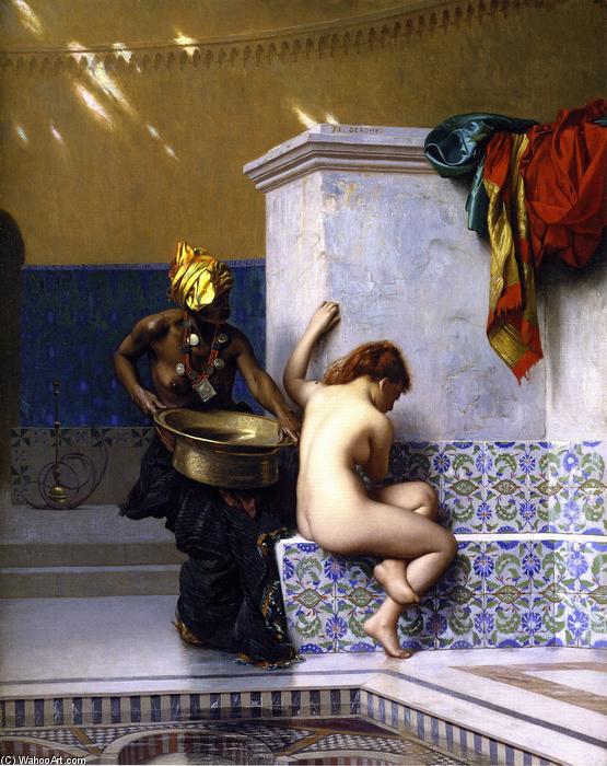 Moorish Bath (also Known As Lady Of Cairo Bathing) — Jean-léon Gérôme
