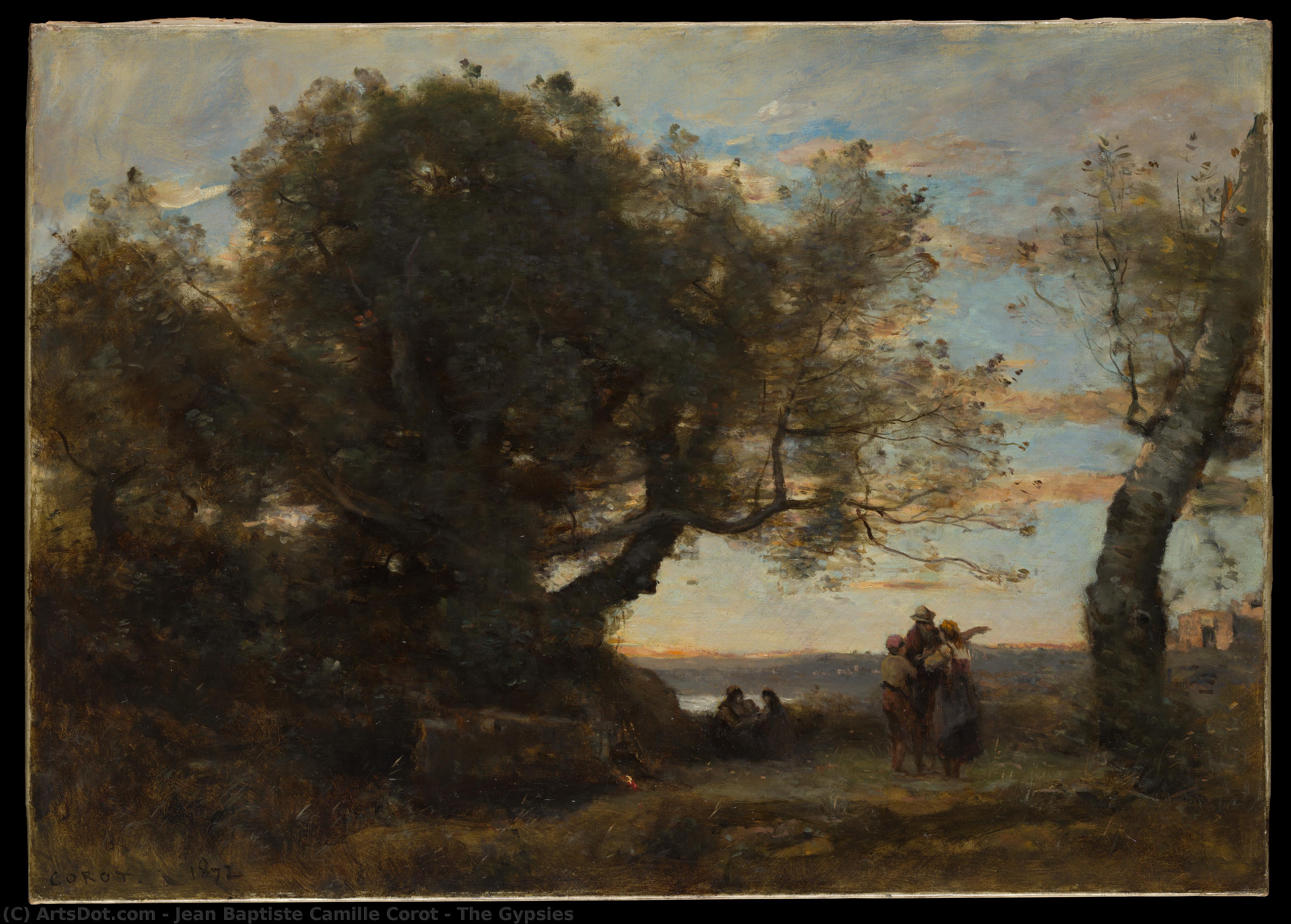 The Gypsies — Jean-baptiste-camille Corot