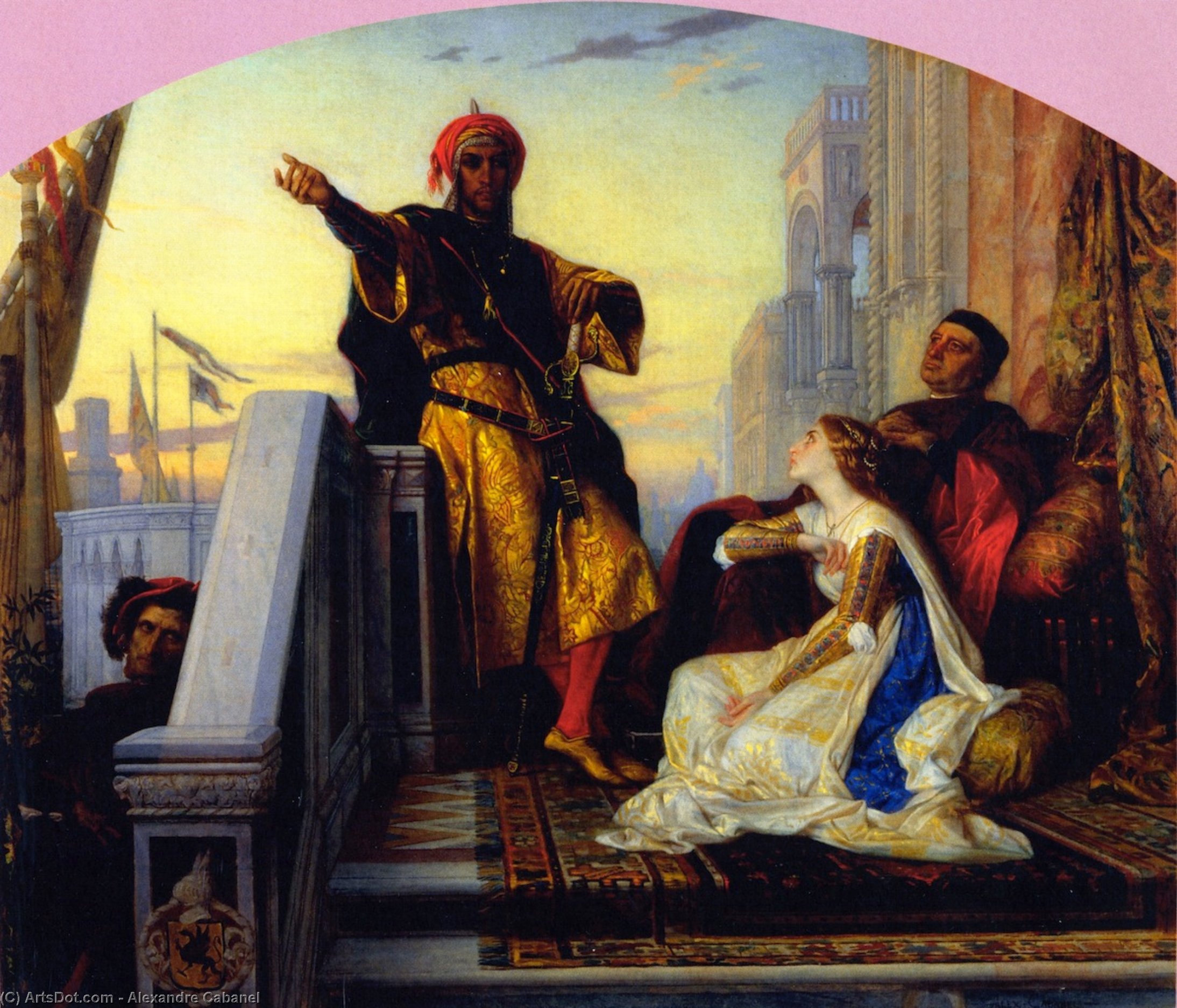 Othello Relating His Battles — Alexandre Cabanel