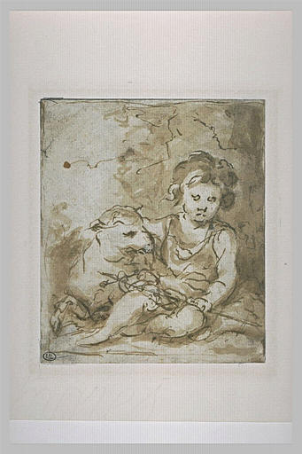 St. John The Baptist With A Lamb — Bartolomé Esteban Murillo
