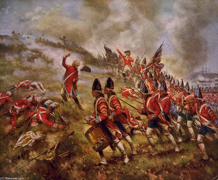 Battle Of Bunker Hill — Edward Moran