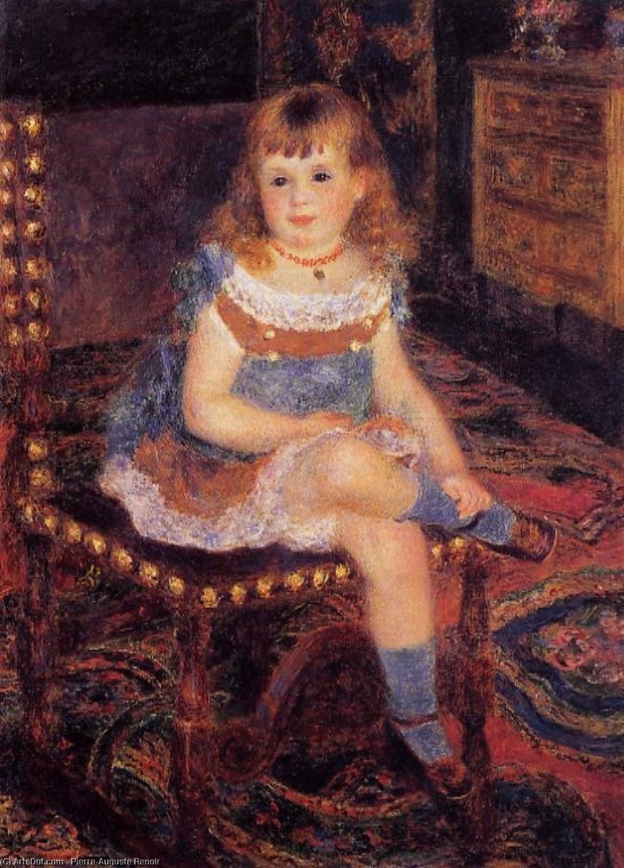 Georgette Charpentier Seated — Pierre-auguste Renoir