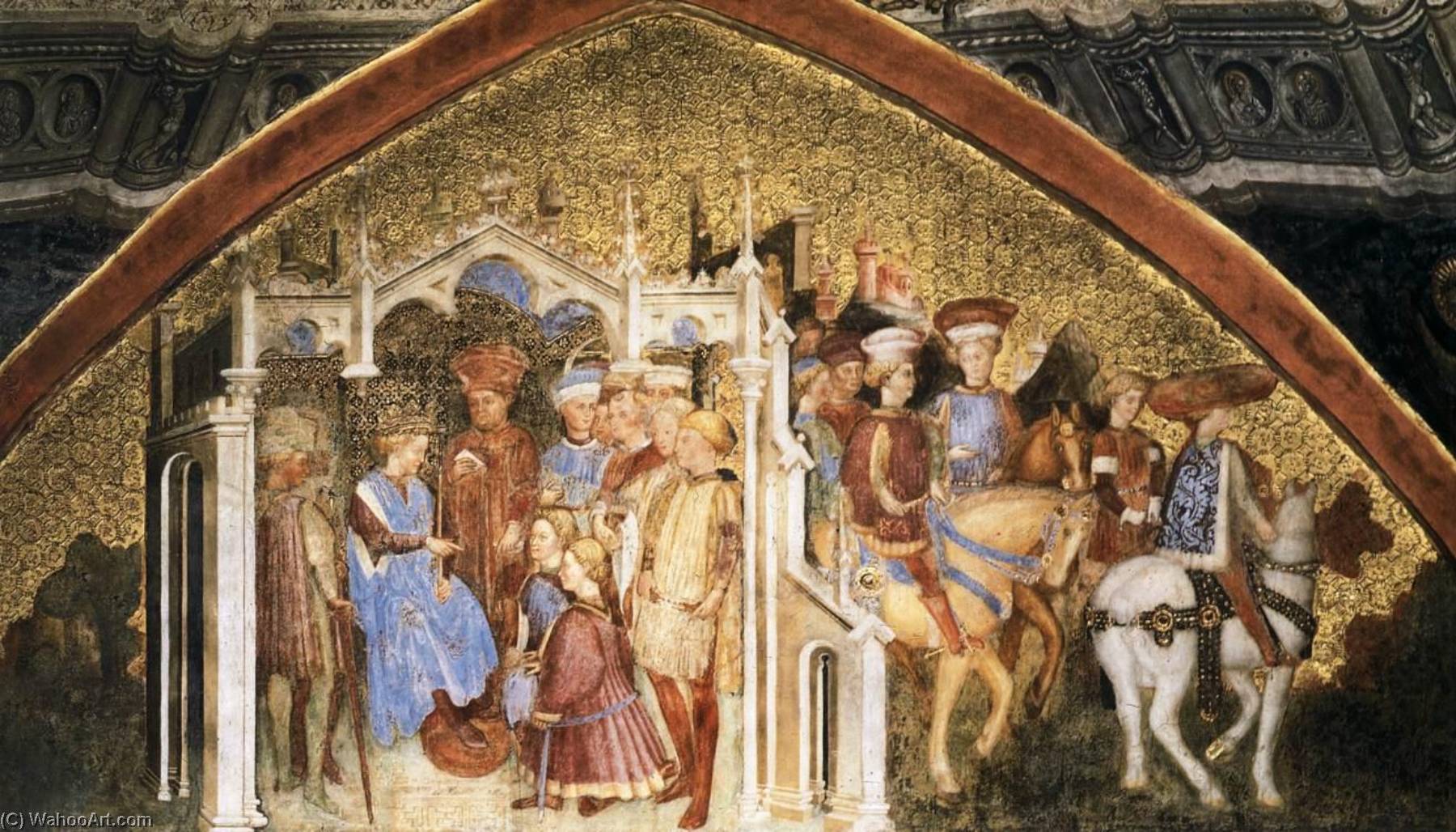 Theodolinda Cycle (scene No. 1) — Franceschino Zavattari