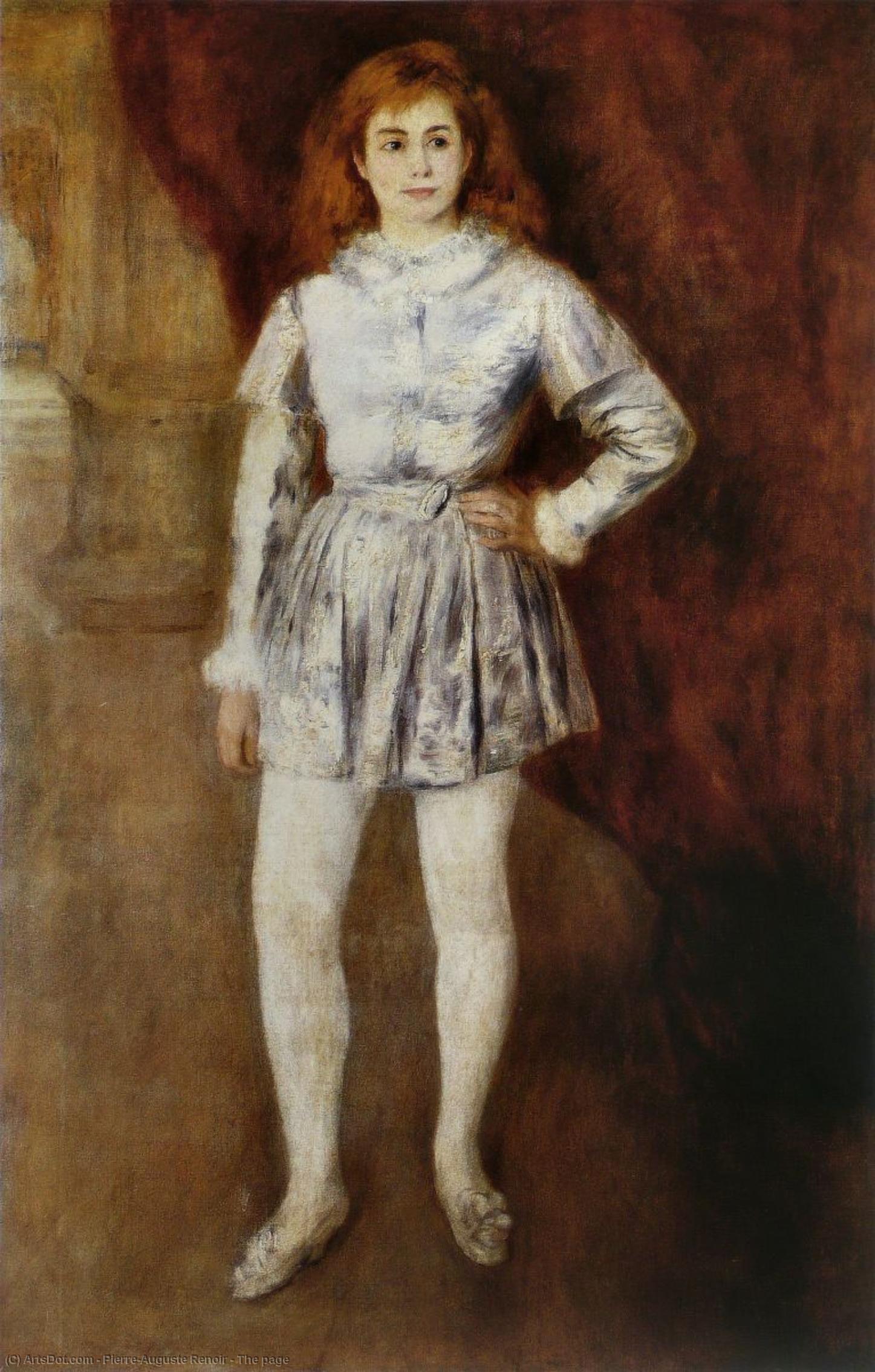 The Page — Pierre-auguste Renoir
