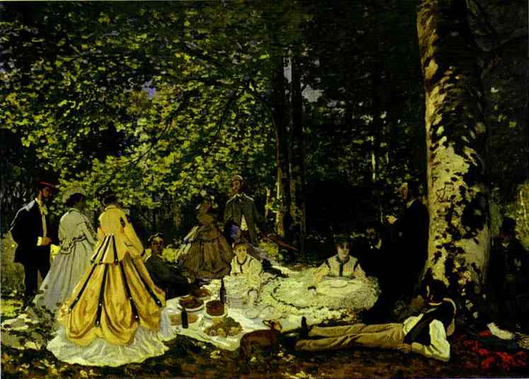 The Picnic (le Dejeuner Sur Læherbe) — Claude Monet