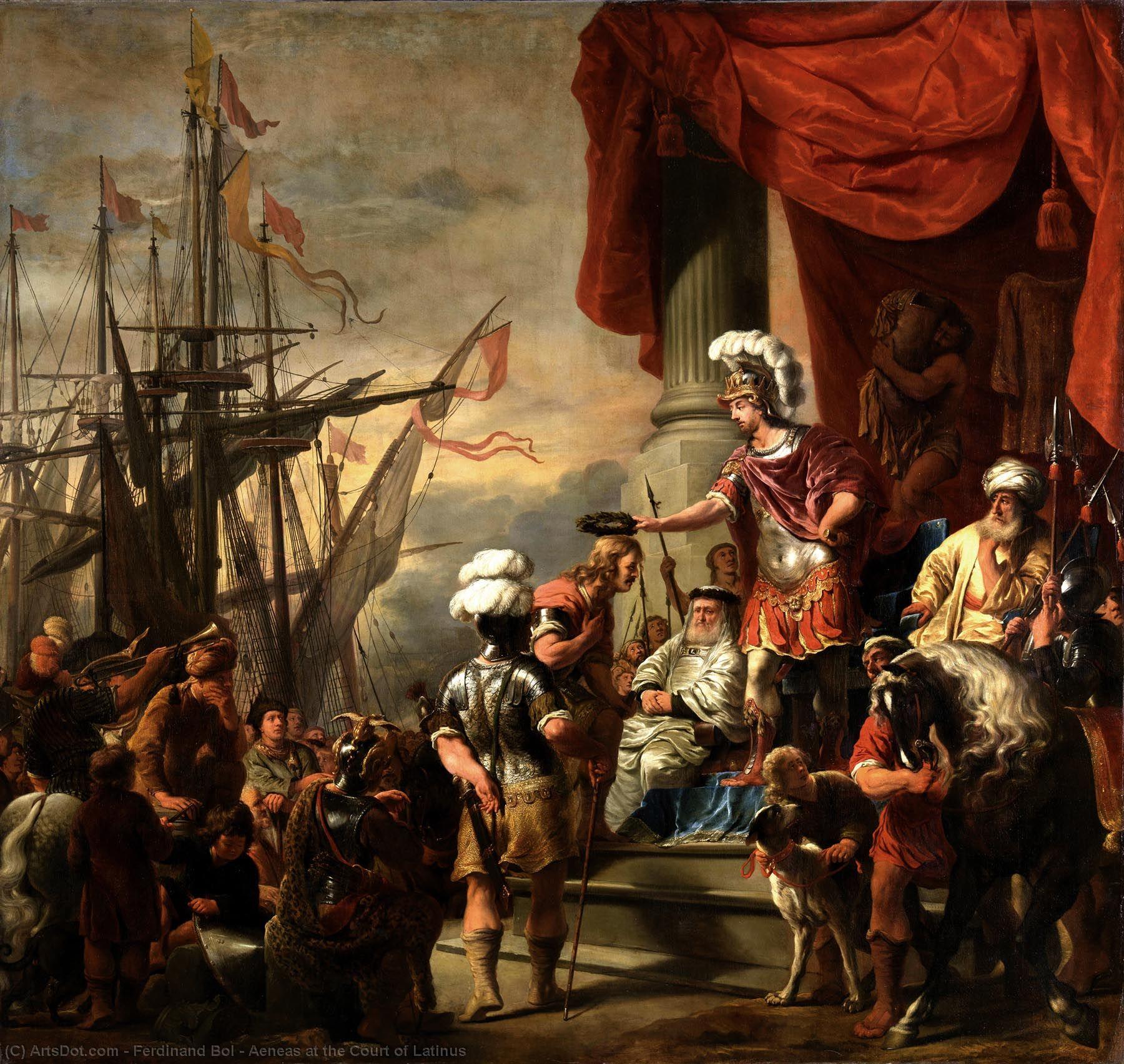 Aeneas At The Court Of Latinus — Ferdinand Bol