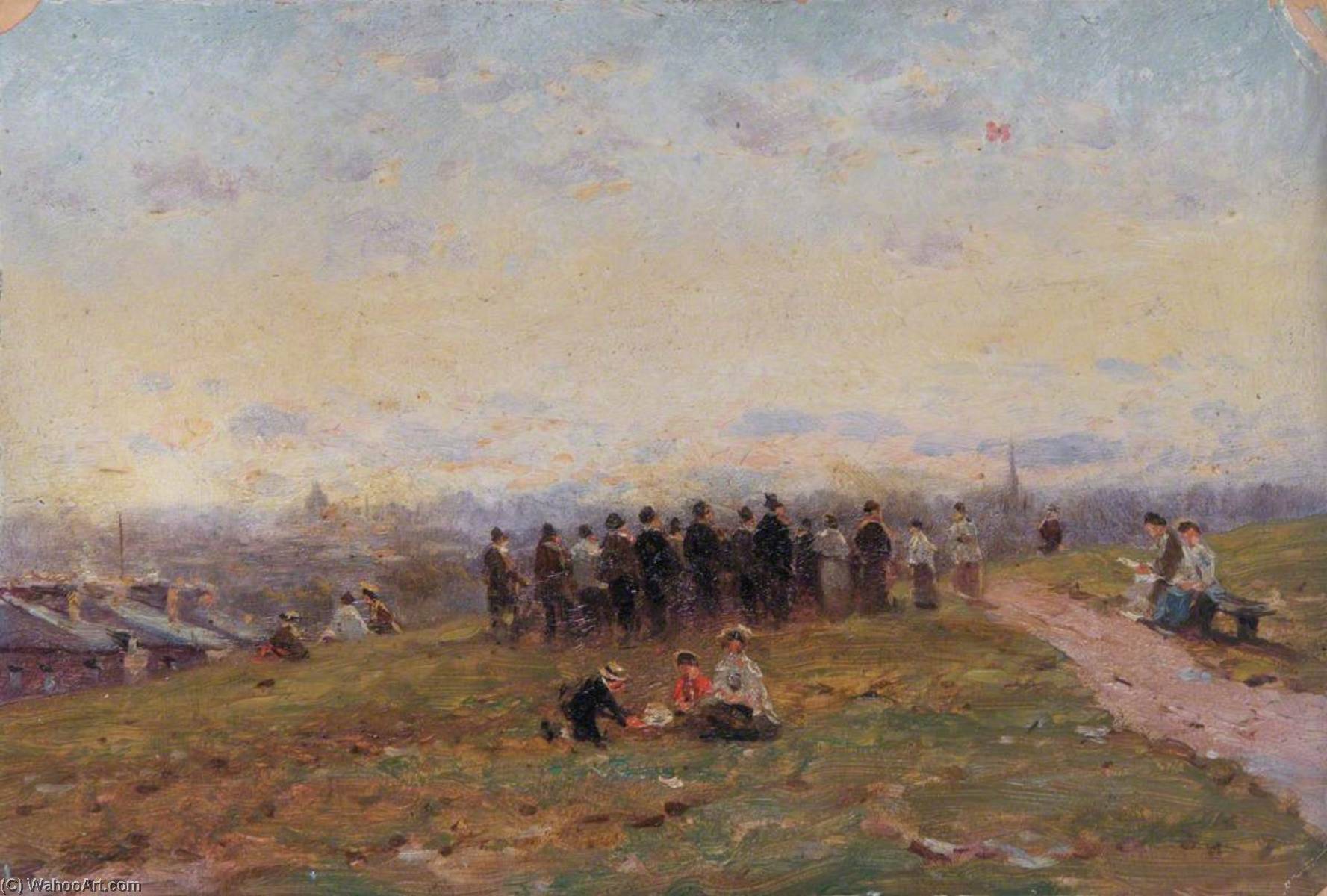 Kite Flying, Parliament Hill — Robert Finlay Mcintyre