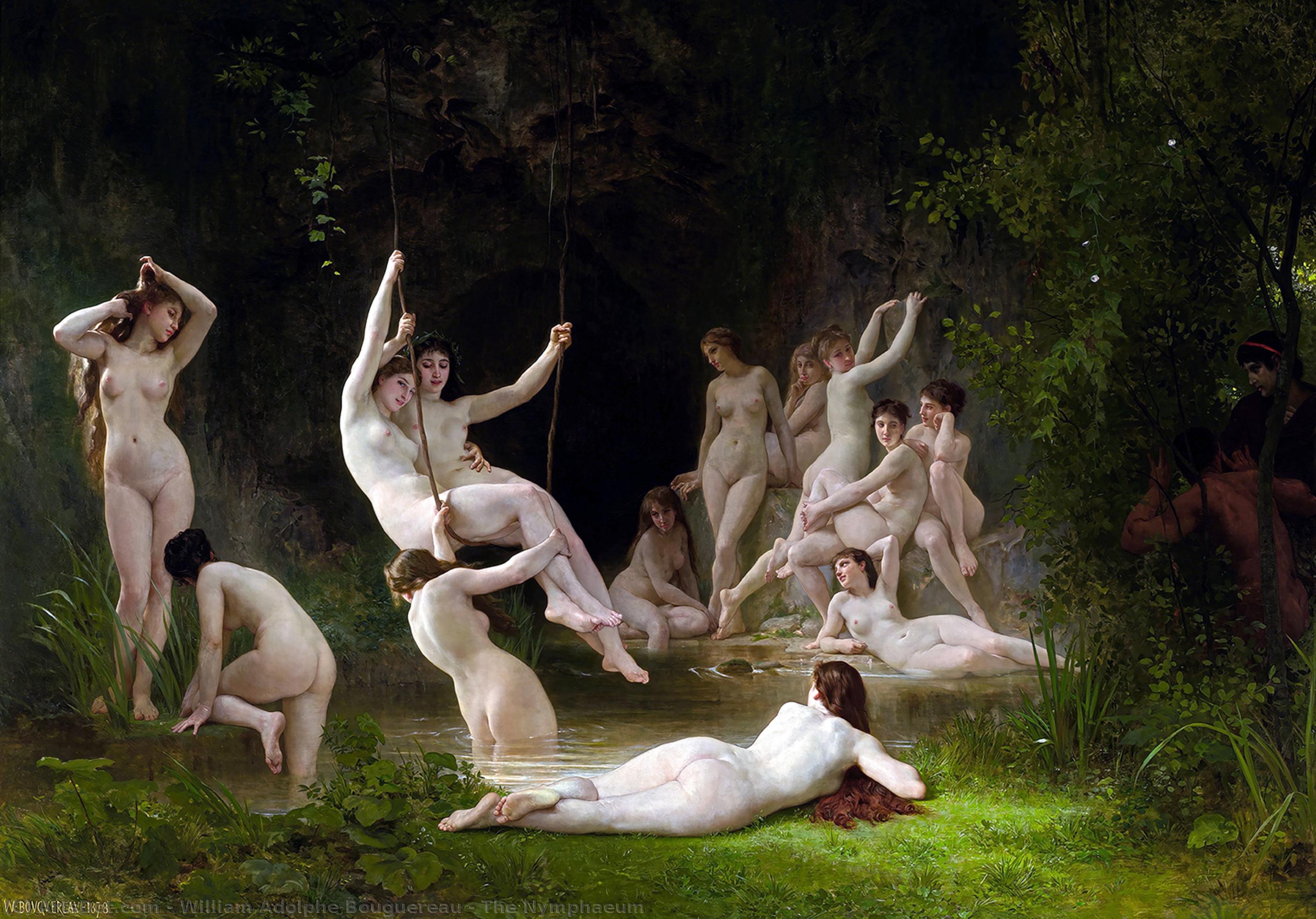 The Nymphaeum — William-adolphe Bouguereau