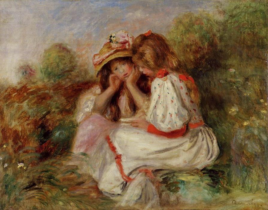 Two Little Girls — Pierre-auguste Renoir