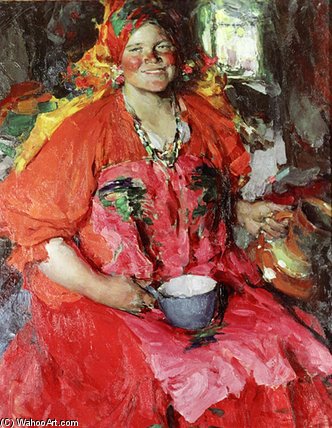The Girl With A Jug — Abram Efimovich Arkhipov