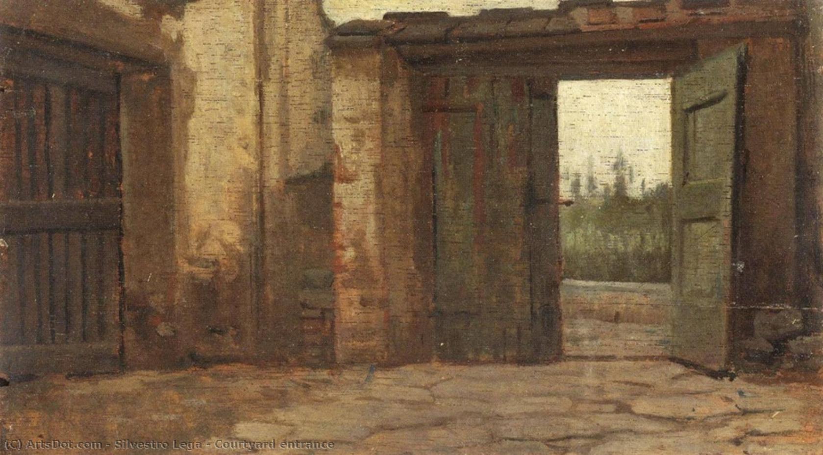 Courtyard Entrance — Silvestro Lega