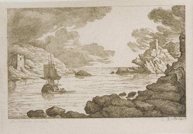 Coast Scene — Thomas Rowlandson