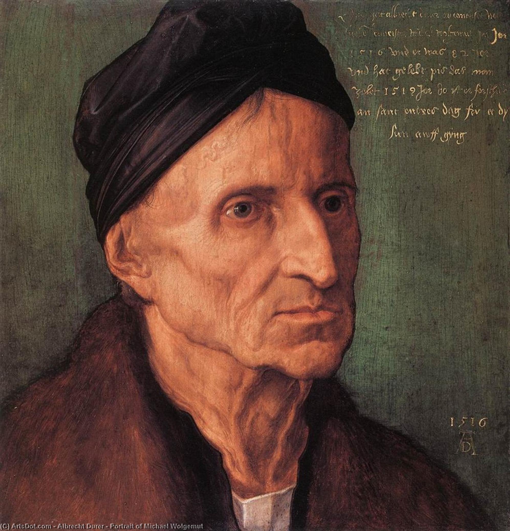 Portrait Of Michael Wolgemut — Albrecht Dürer