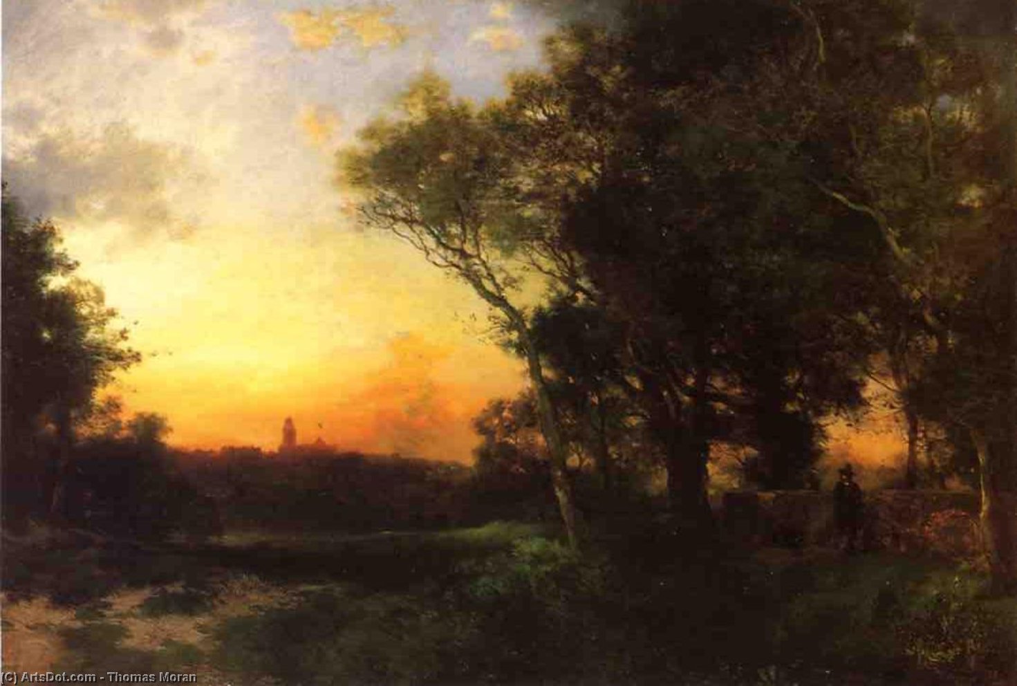 Mexican Landscape Near Cuernavaca — Thomas Moran