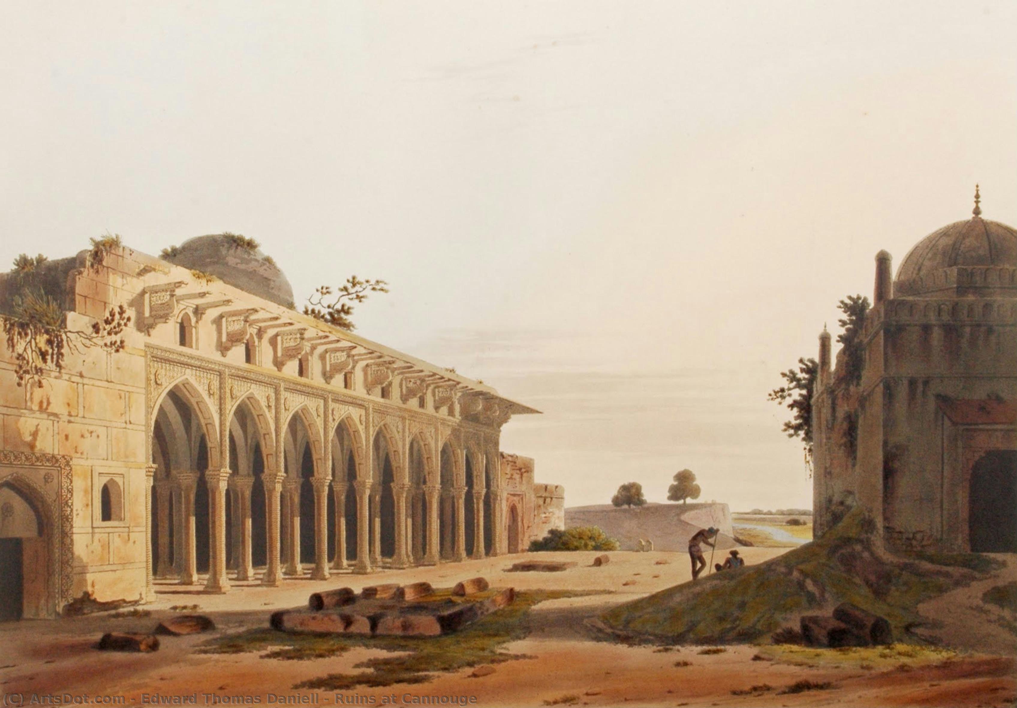 Ruins At Cannouge — Edward Thomas Daniell