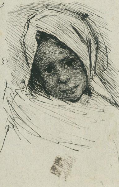 Study For 'a Little Child' — Sir George Clausen