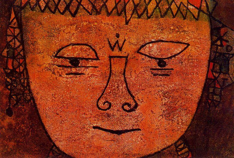 Child Consecrated To Suffering (wehgeweihtes Kind) — Paul Klee