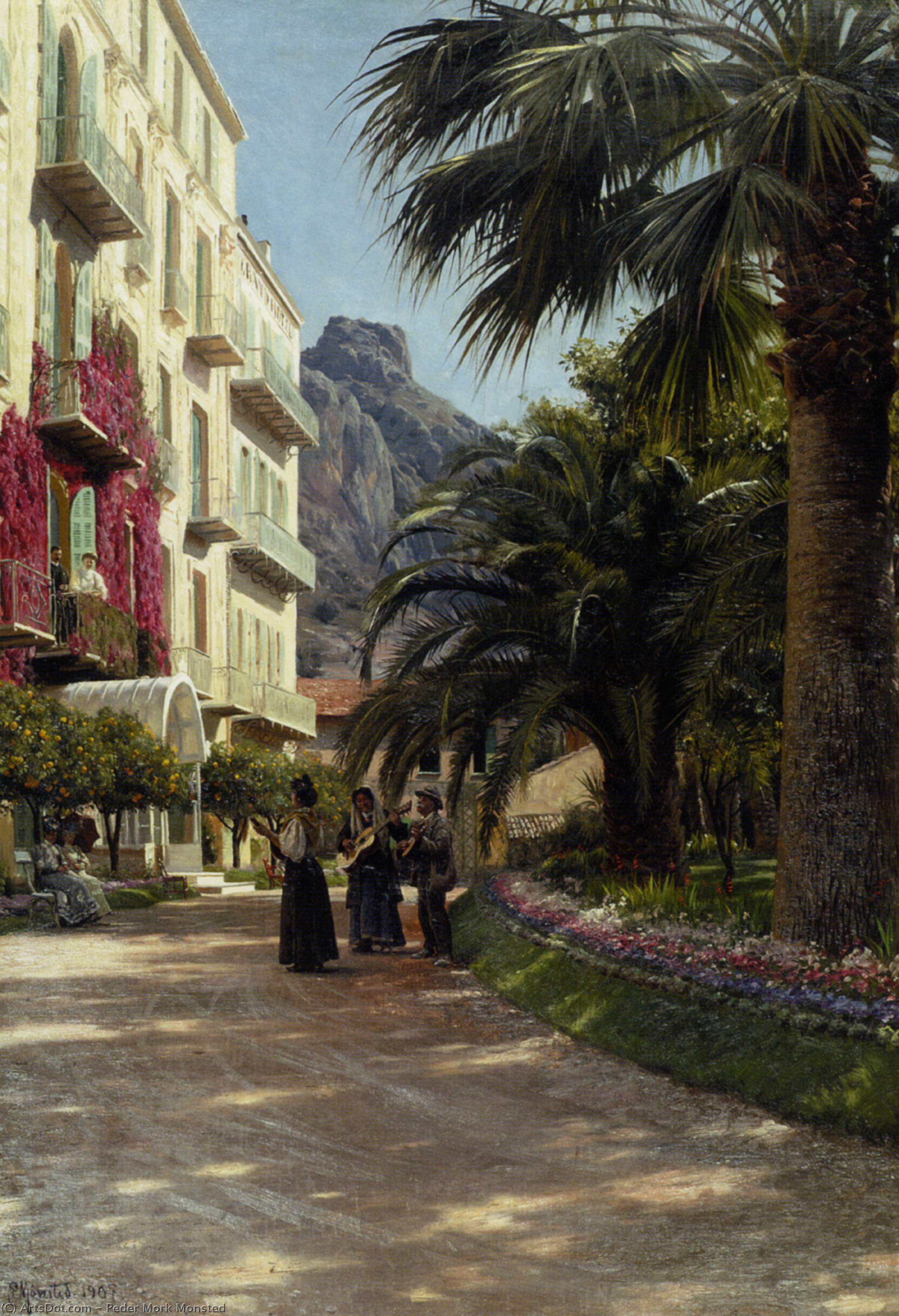 The Serenade — Peder Mørk Mønsted