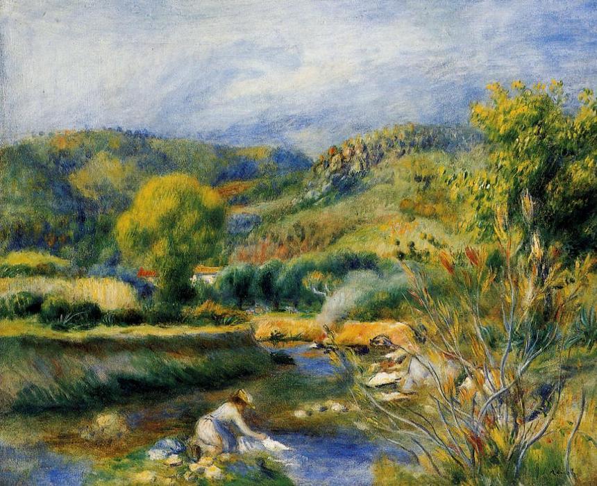 The Laundress — Pierre-auguste Renoir