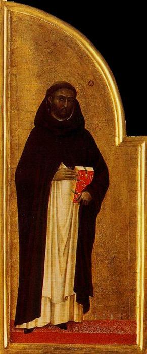 Tríptico De Londres. Santo Domingo — Duccio Di Buoninsegna