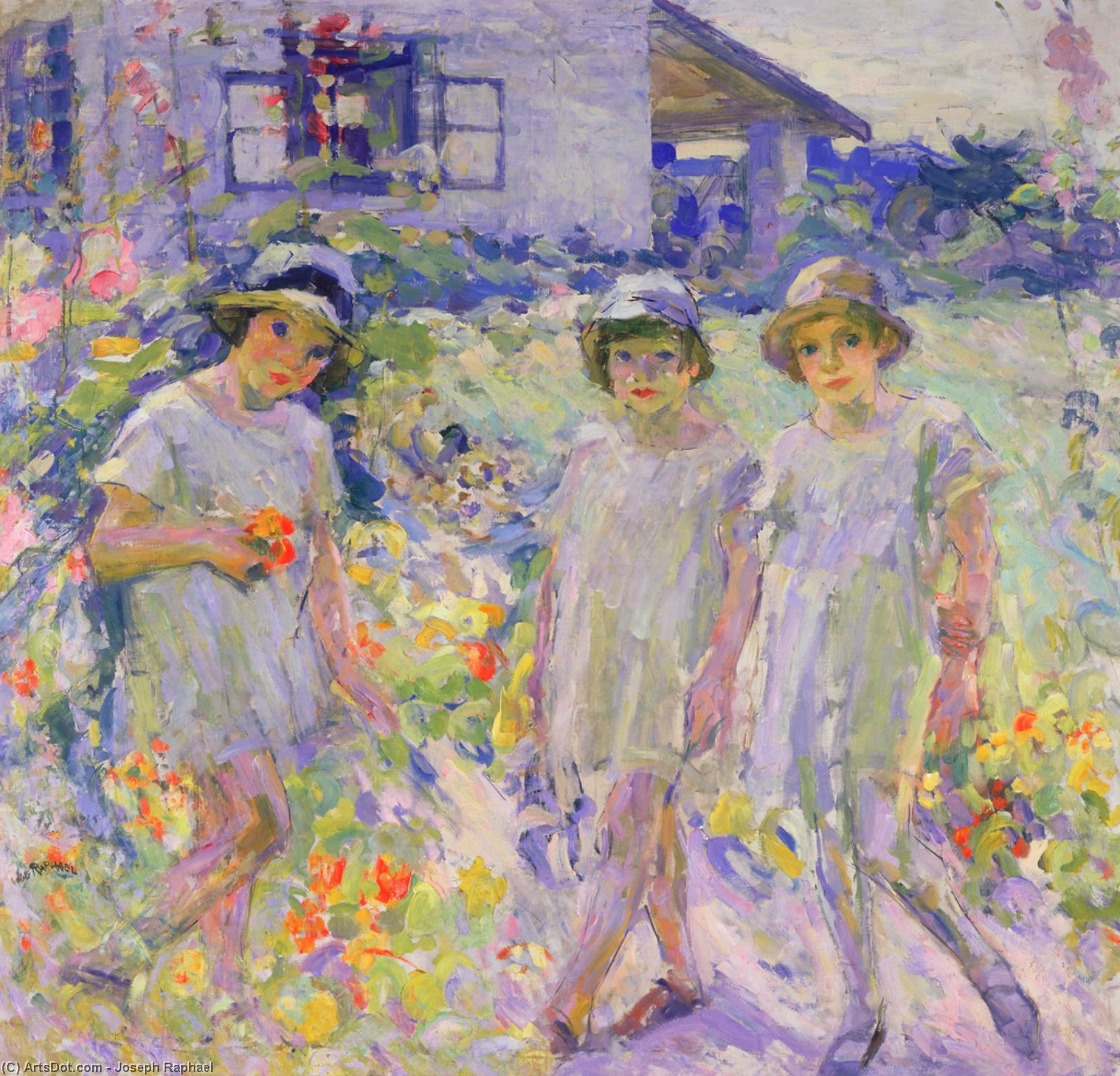 Children Of Artist — Joseph M Raphael