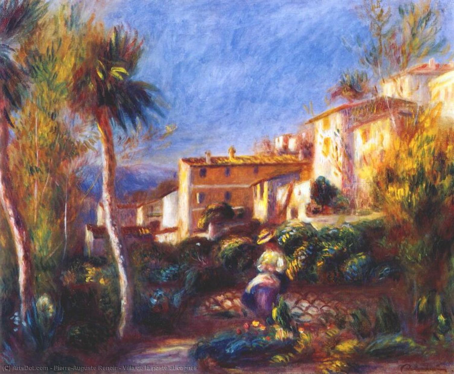 Villa De La Poste At Cagnes — Pierre-auguste Renoir