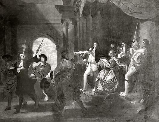 Monmouth Before James Ii, (painting) — John Singleton Copley