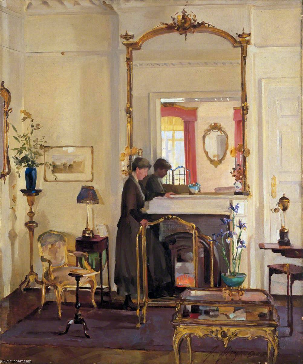 Interior With Mrs Charles Burnand — Anna Airy