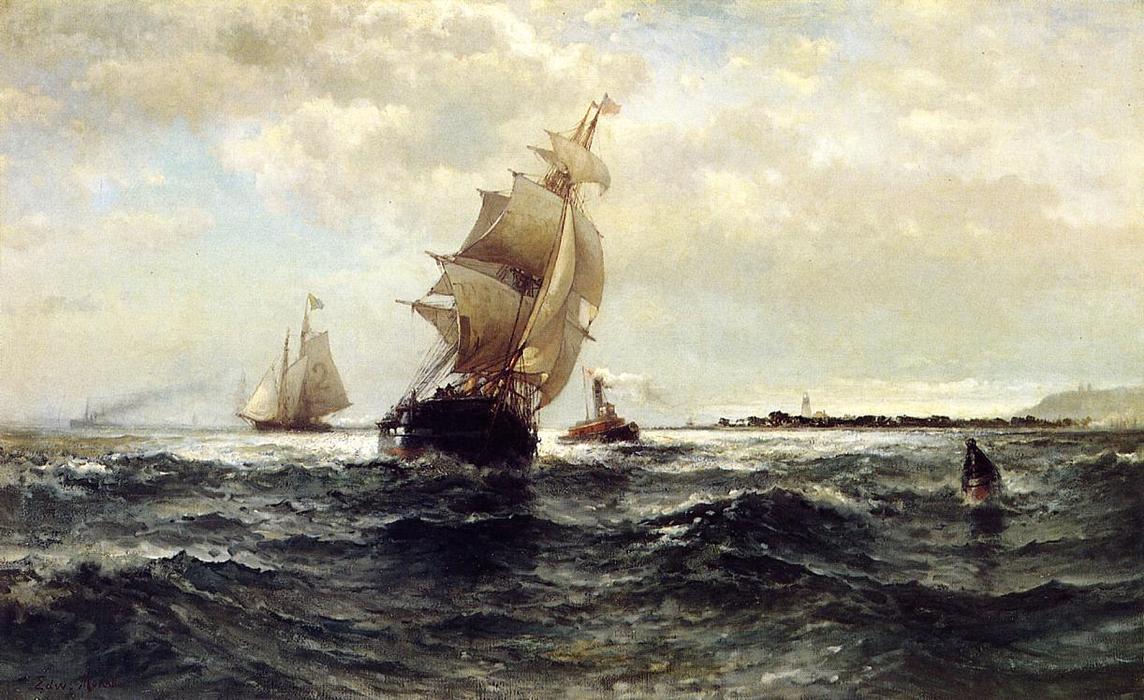 Off Atlantic Highlands — Edward Moran