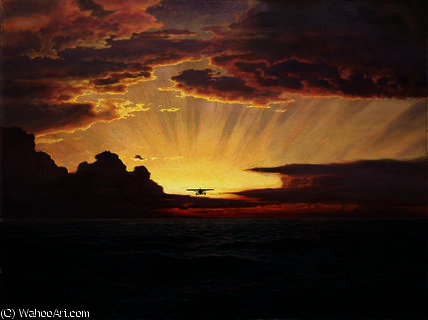 A Dawn Flight — Frederick Judd Waugh