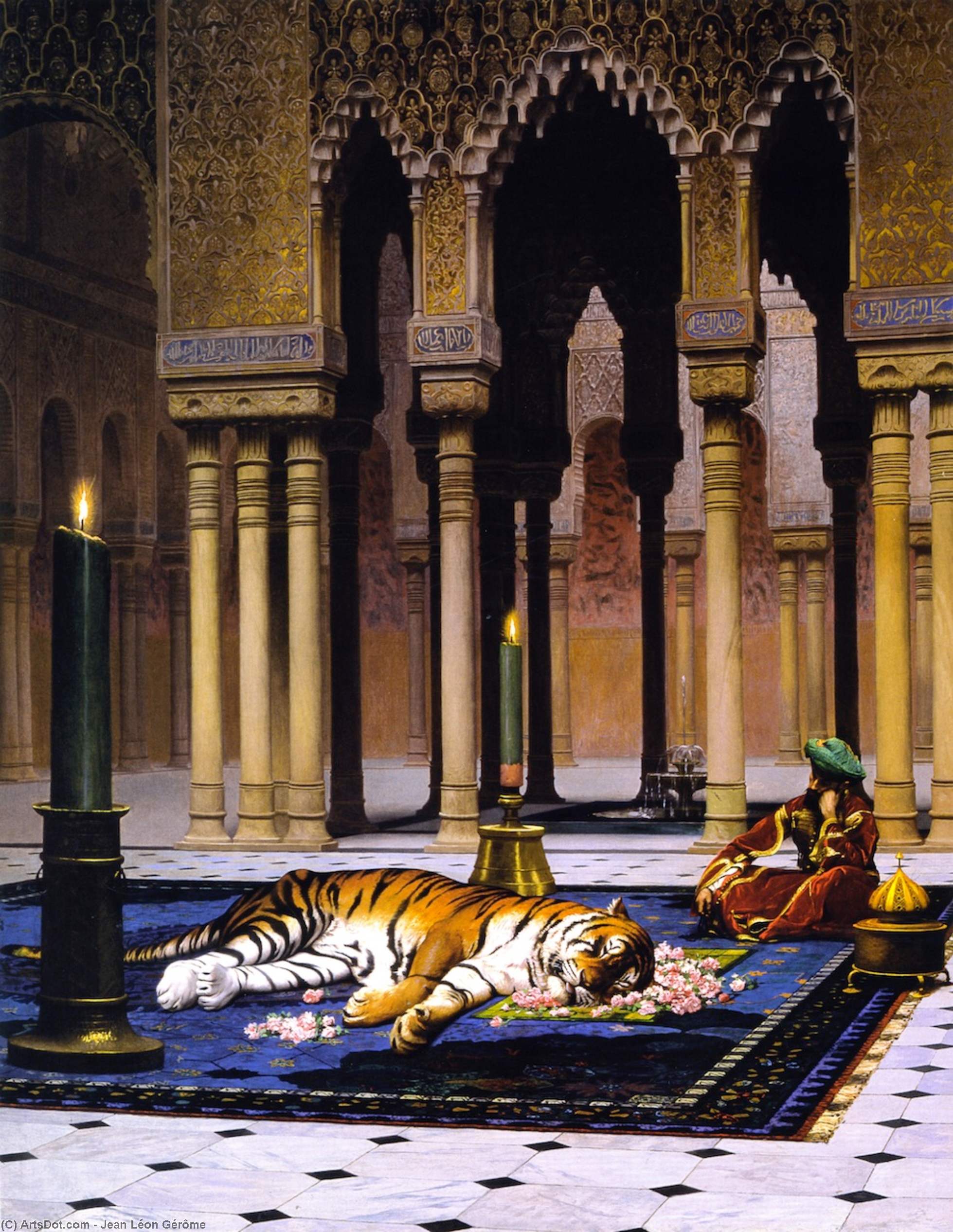 The Pasha's Sorrow (also Known As Dead Tiger) — Jean-léon Gérôme