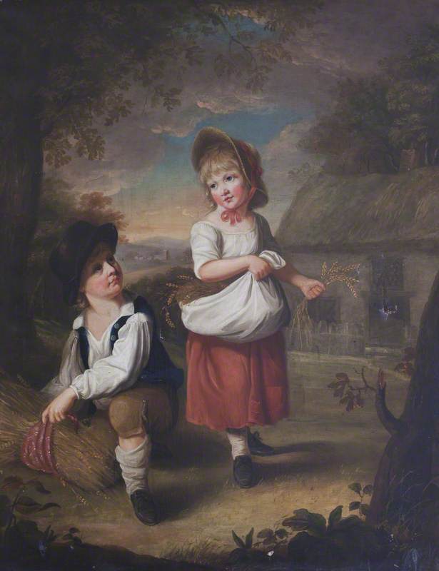The Honourable Sir Edward Cust (1794–1878), Later 1st Baron Cust Of Leasowe Castle, Cheshire, And His Sister, The Honourable Anne Cust (d.1867), Later Lady Middleton, As Children — Elizabeth Cust