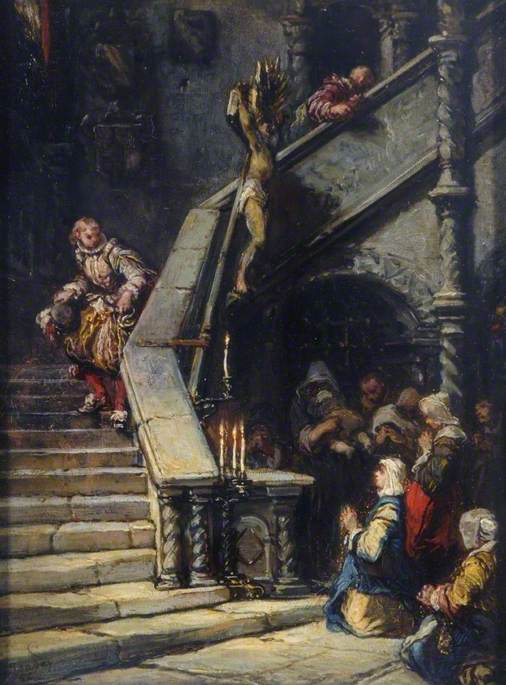 Good Friday In The Middle Ages — Eugène Louis Gabriel Isabey