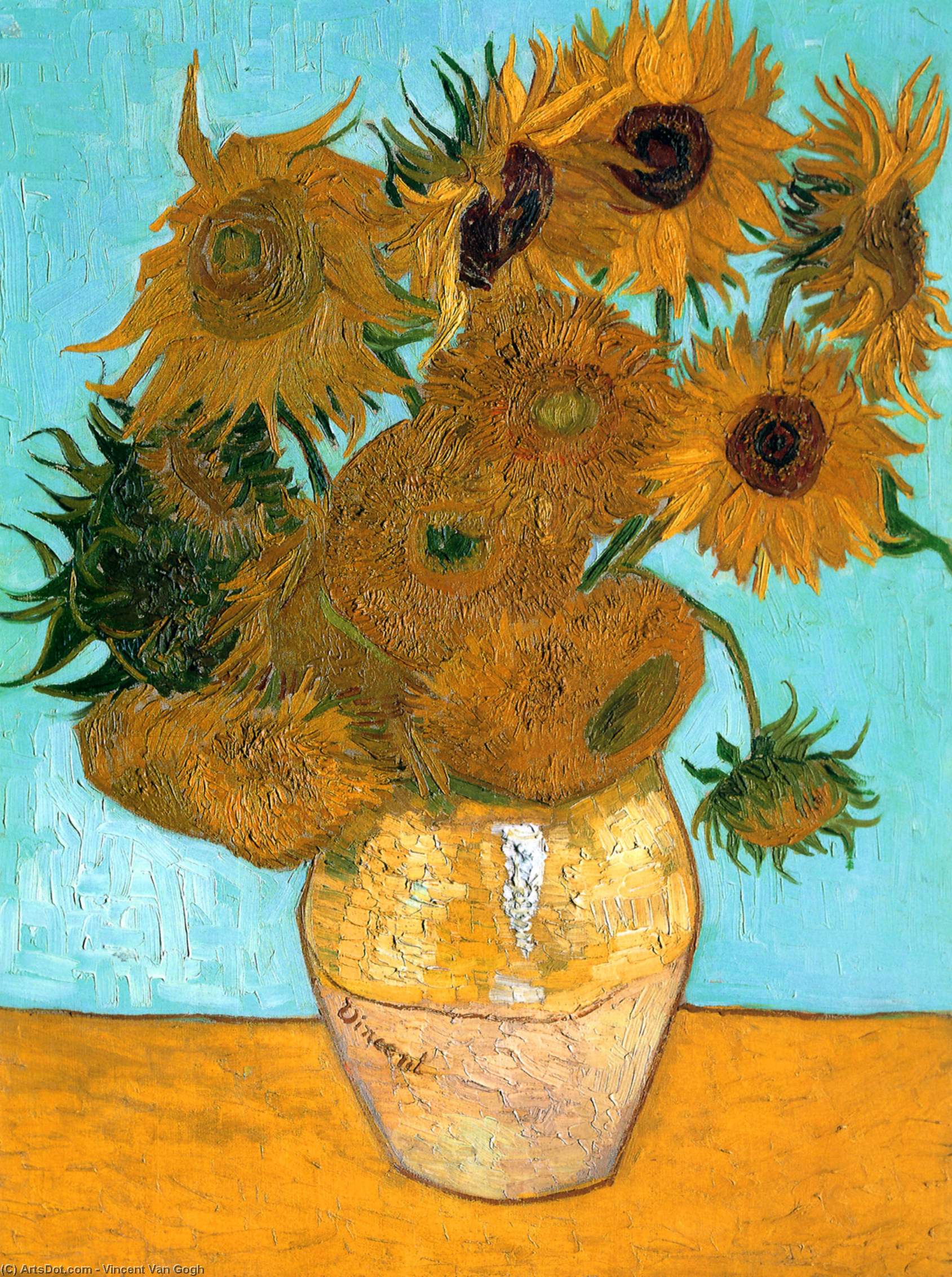 Still Life - Vase With Twelve Sunflowers — Vincent Willem Van Gogh