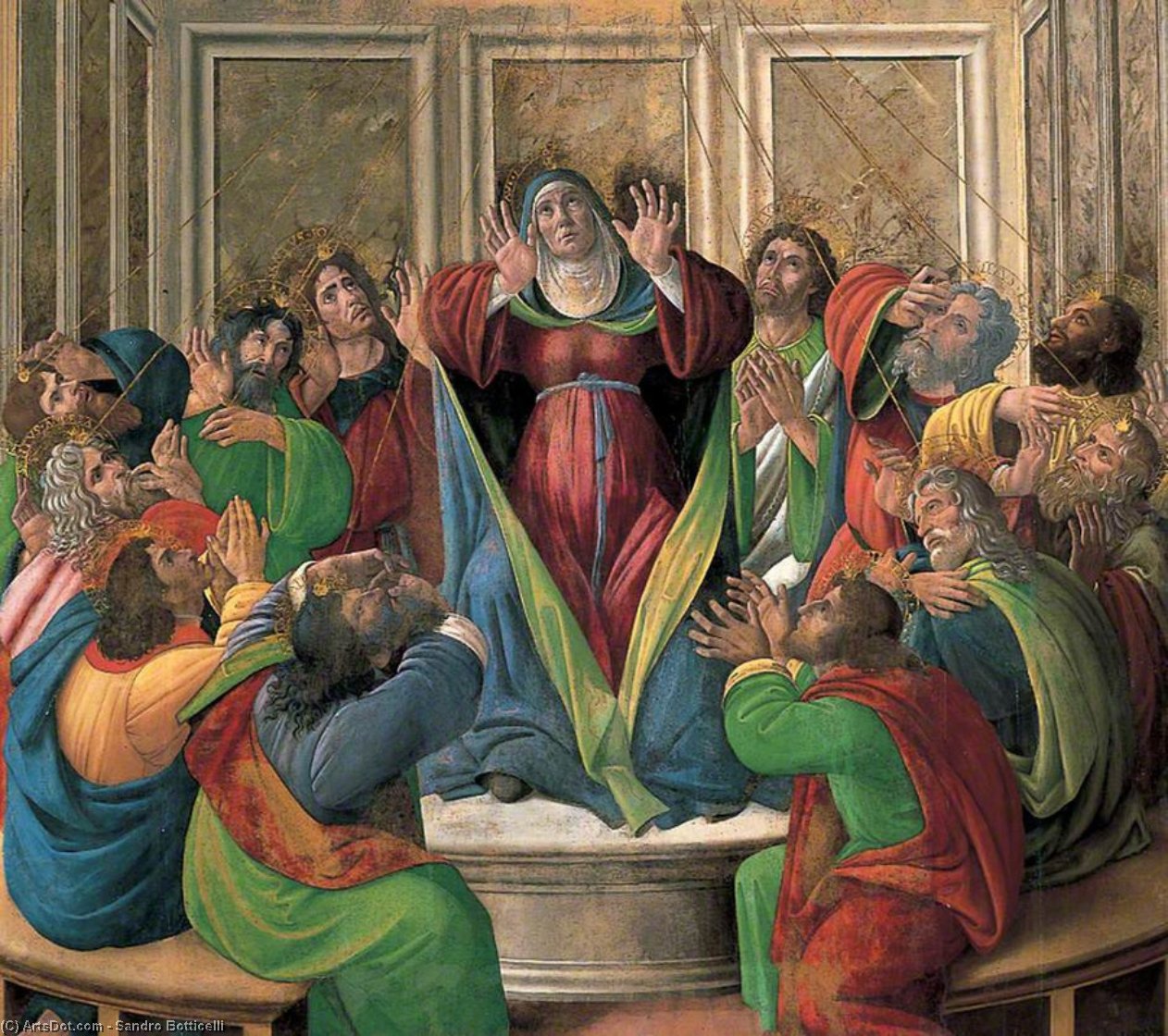 The Descent Of The Holy Ghost — Sandro Botticelli