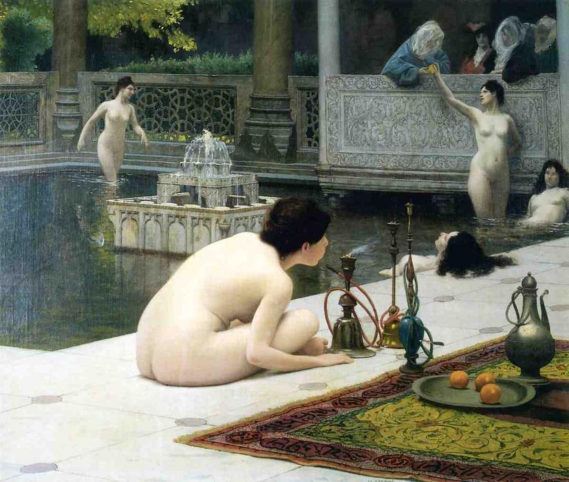 Lighting The Pipe — Jean-léon Gérôme