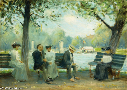 In The Public Gardens — Arthur Clifton Goodwin