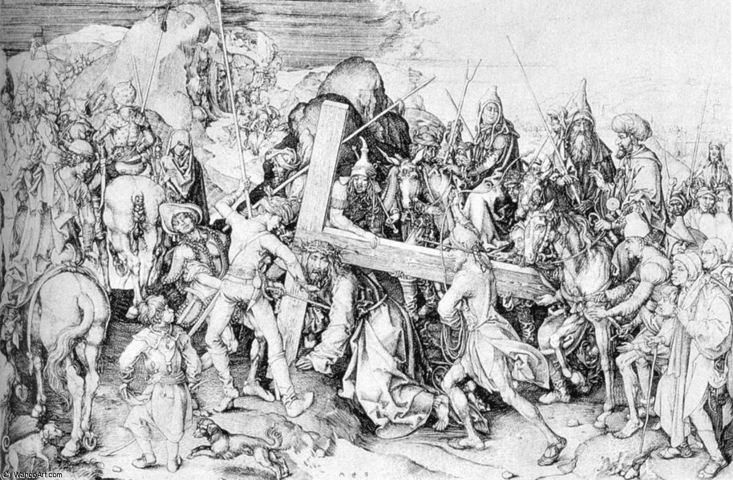Christ Carrying The Cross — Martin Schongauer