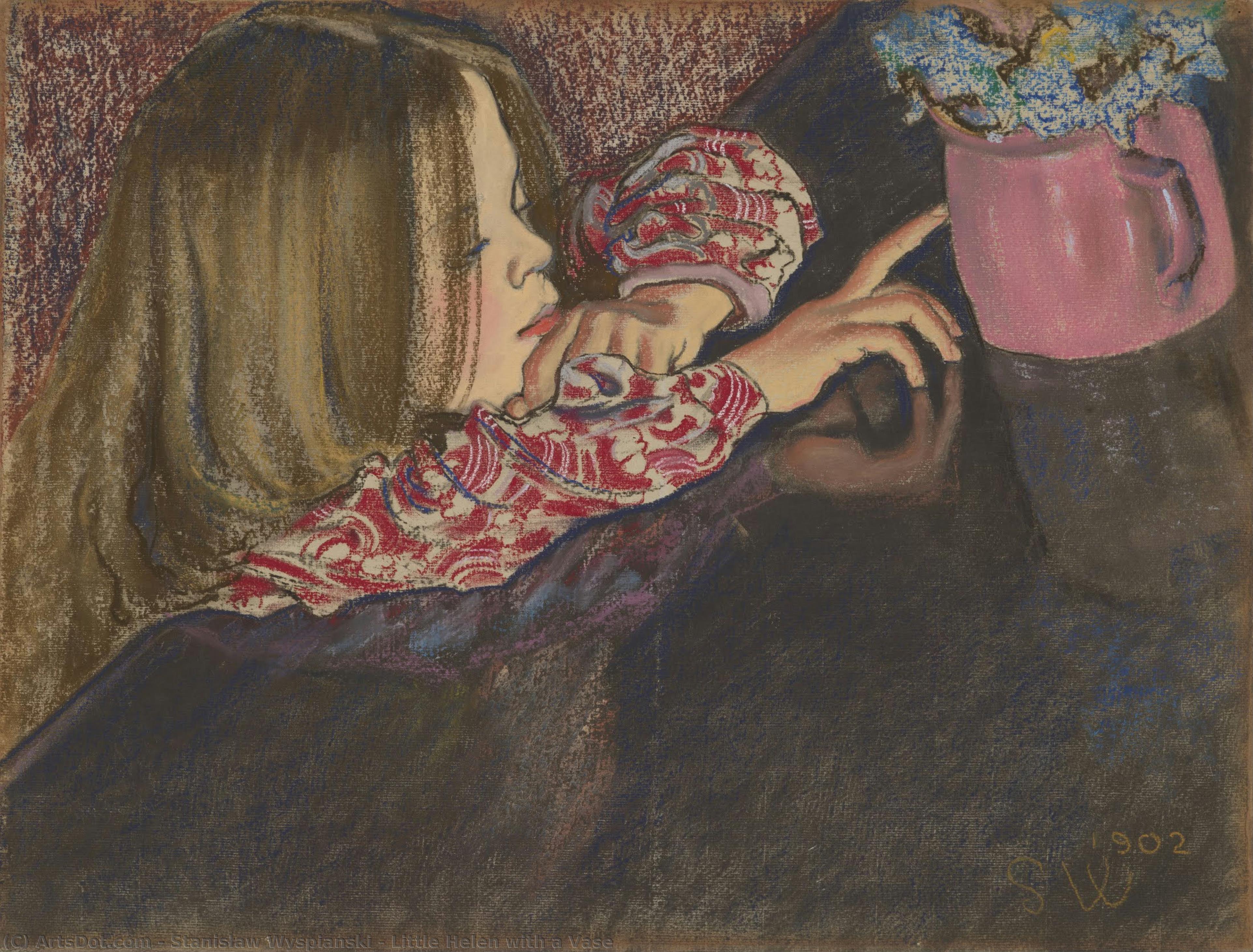 Little Helen With A Vase — Stanislaw Wyspianski