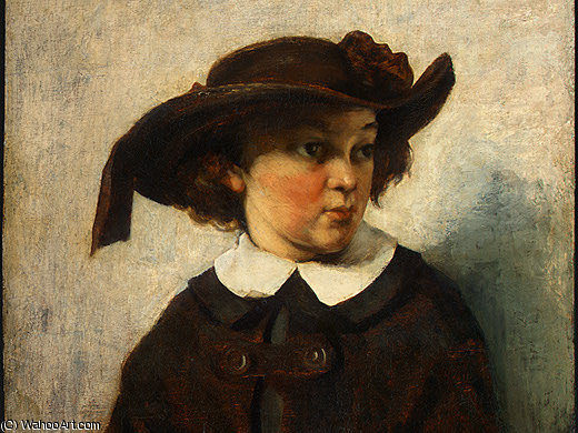 Portrait Of A Young Girl — Gustave Courbet