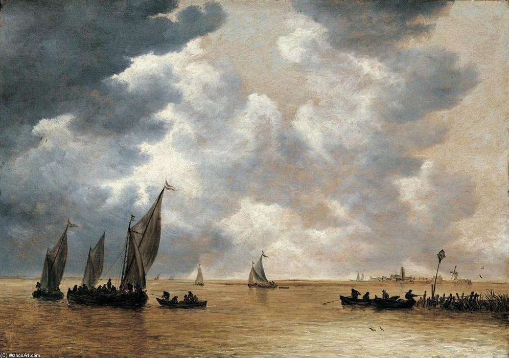An Estuary Scene — Jan Josephszoon Van Goyen