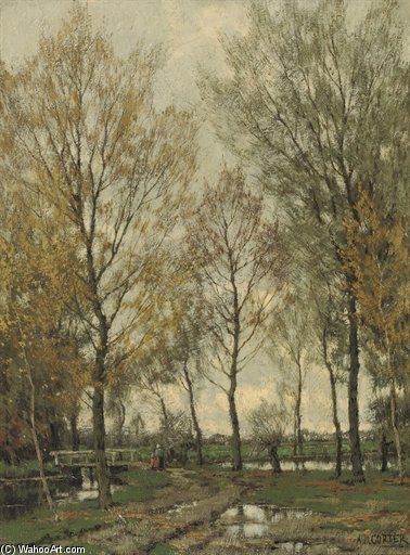 The Vordense Beek In Autumn — Arnold Marc Gorter