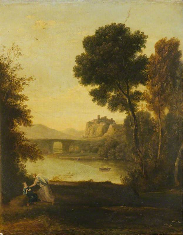 Hagar And The Angel (after Claude Lorrain) — George Haddo
