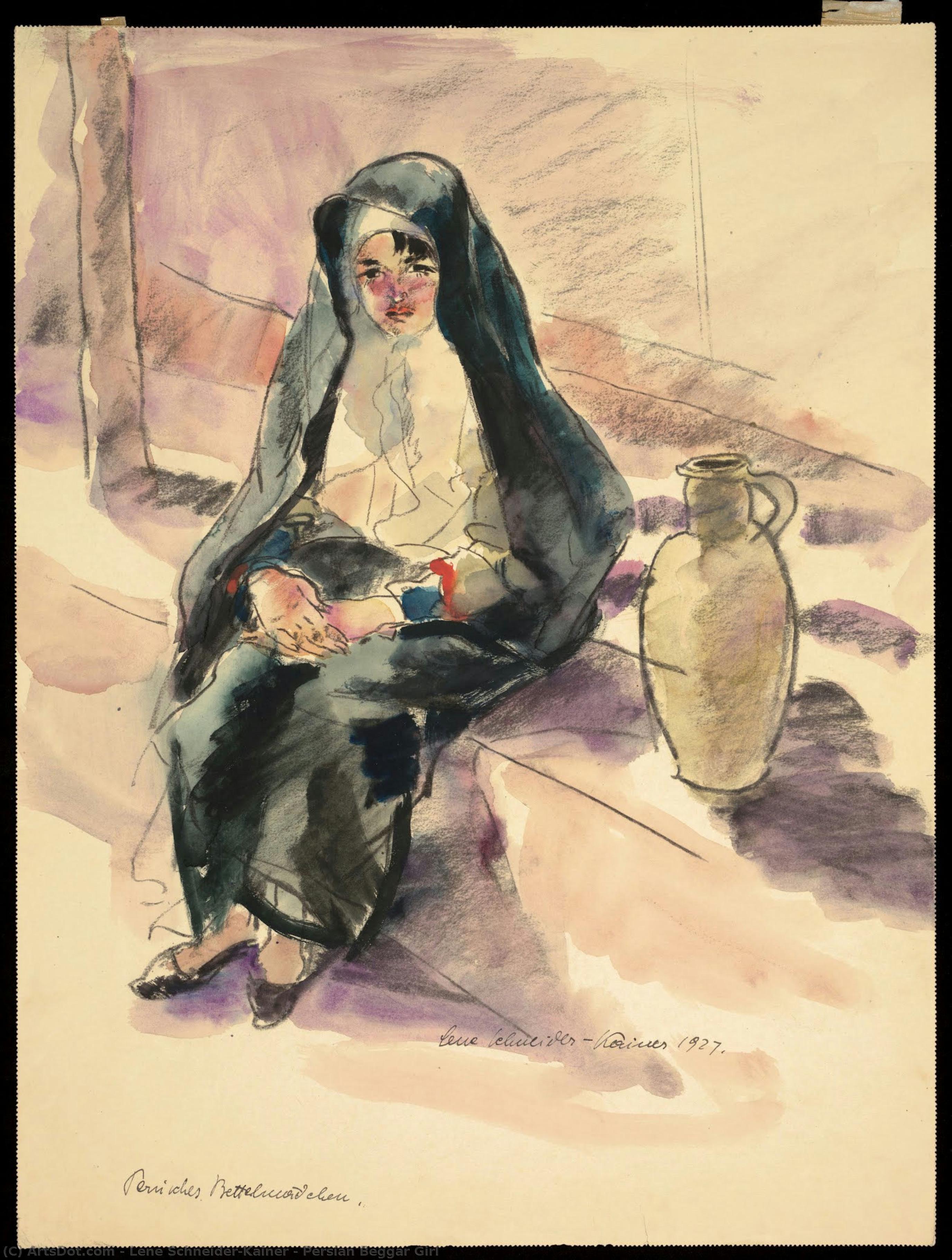 Persian Beggar Girl — Lene Schneider-kainer