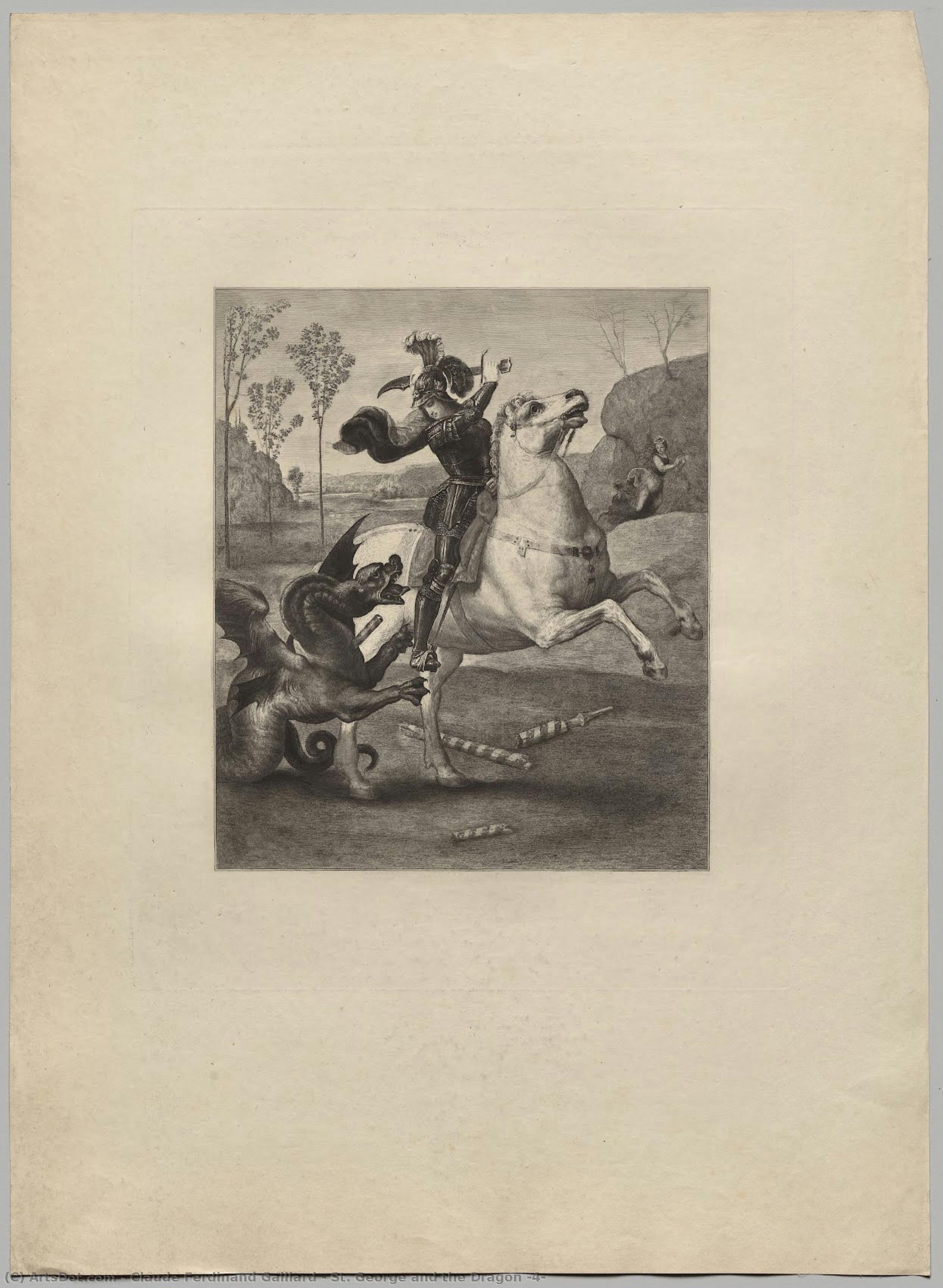 St. George And The Dragon (4) — Claude Ferdinand Gaillard