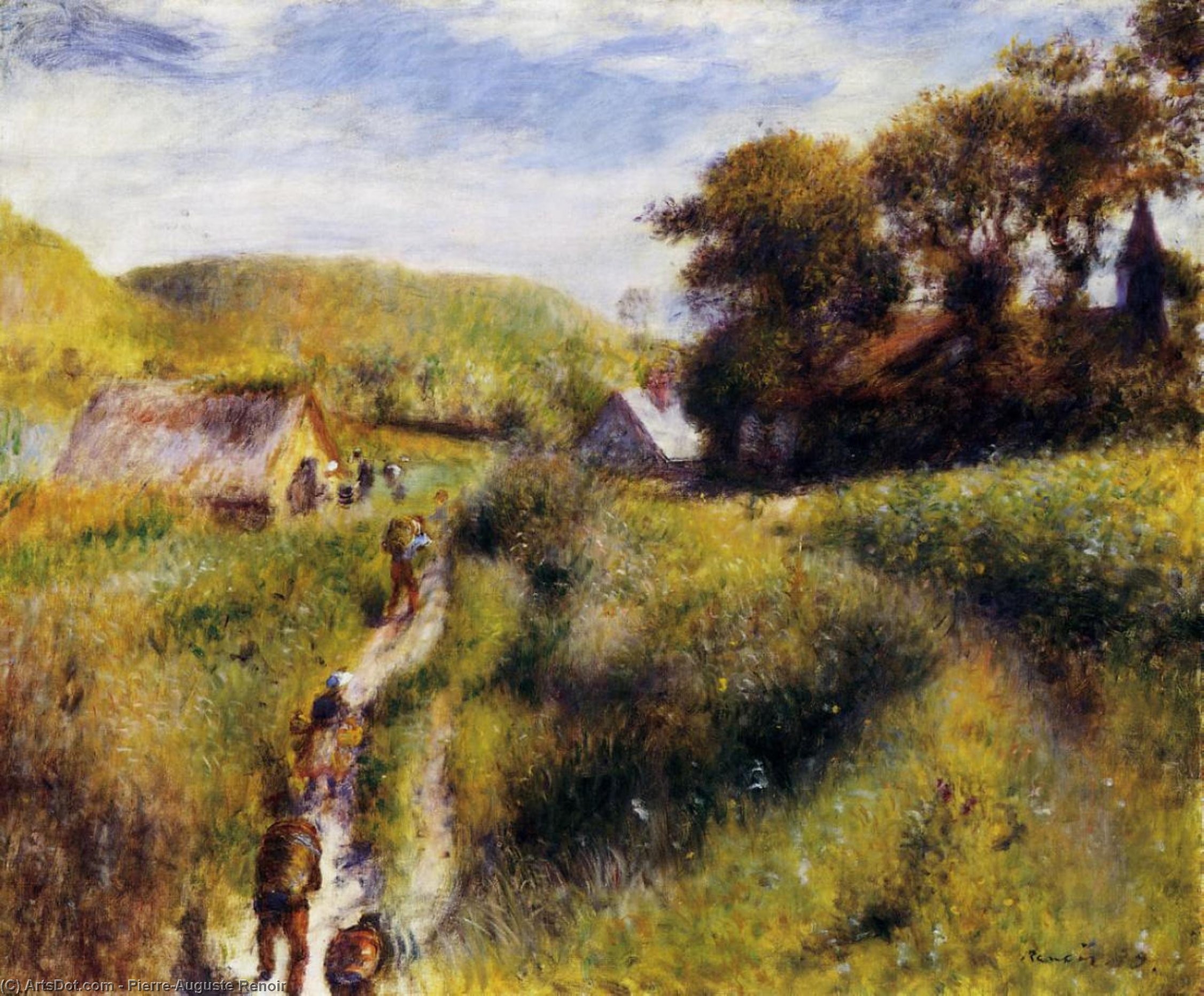 Grape Harvesters — Pierre-auguste Renoir