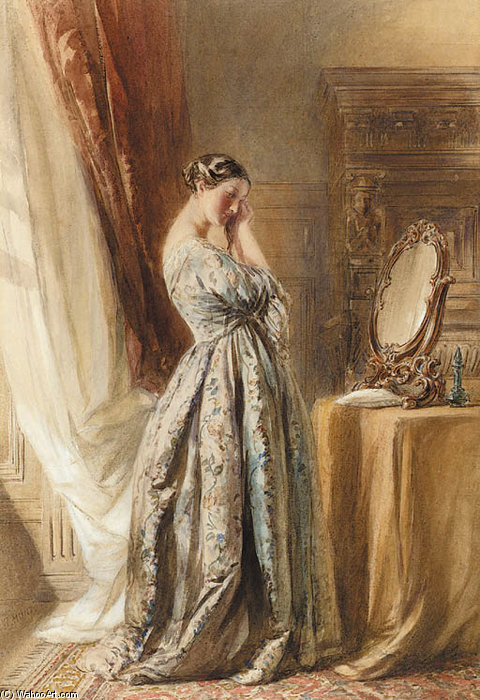 A Lady At Her Toilette — William Henry Hunt